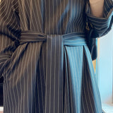 Pinstripe Closed Abaya