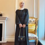 Pinstripe Closed Abaya