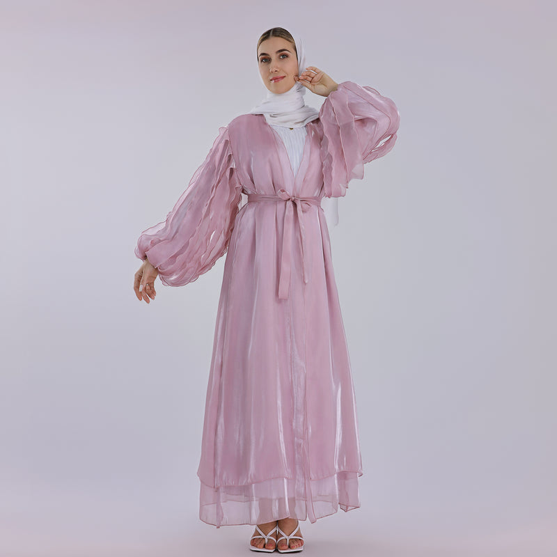 Organza Open Abaya