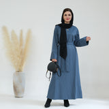 Pinstripe Closed Abaya