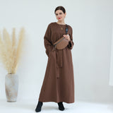 Pinstripe Closed Abaya